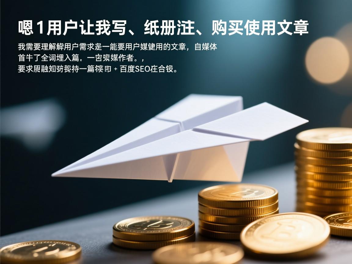 嗯，用户让我写一个关于纸飞机注册、购买和使用的文章。首先，我需要理解用户的需求。用户可能是一个自媒体作者，想要一篇符合百度SEO规则的文章，标题要吸引人，内容要埋入关键词，同时保持可读性和原创性