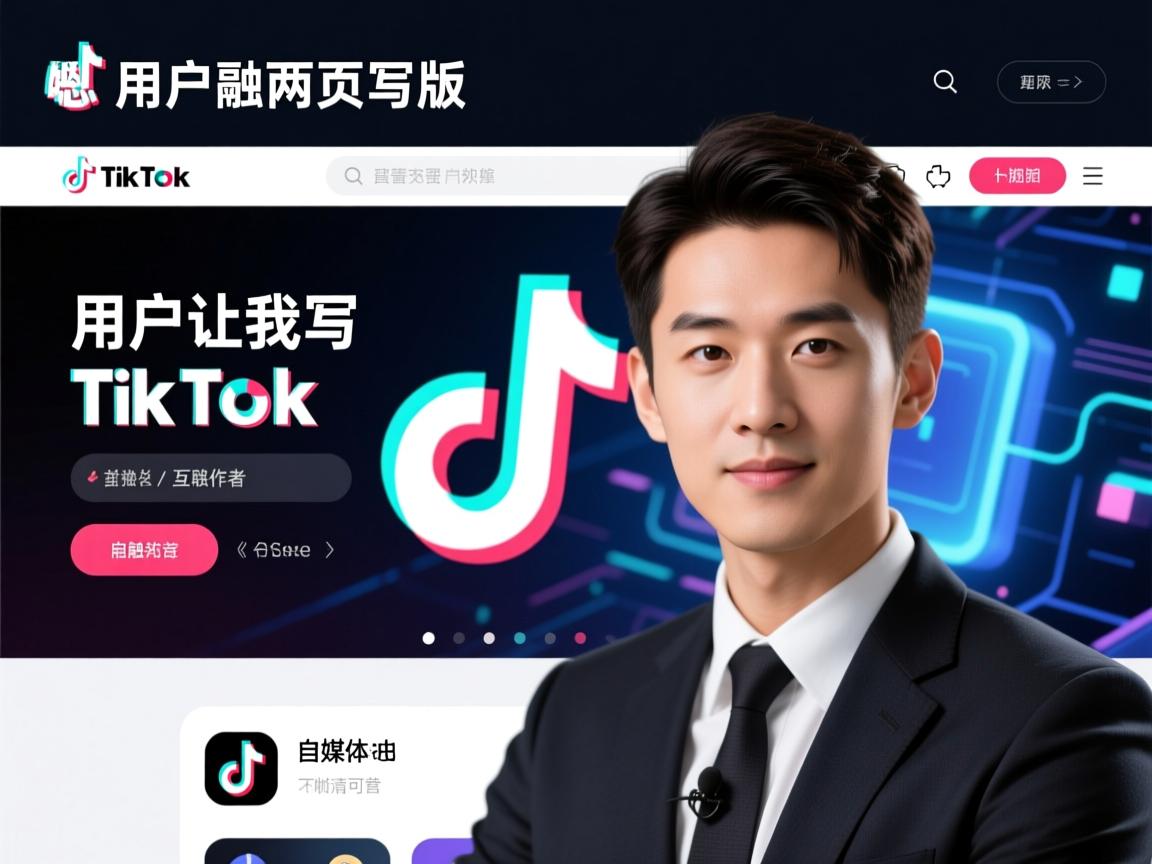 嗯，用户让我写一个关于TikTok网页版的文章，标题和内容都要符合SEO要求。首先，我需要理解用户的需求。用户是自媒体作者，可能运营的是科技类或者互联网类的账号，所以文章要专业但又不失可读性