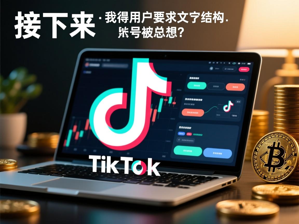 接下来，用户要求文章结构是总分总，开头要有噱头，吸引读者。我得想一个引人入胜的开头，可能抛出一个争议点，比如TikTok账号交易的合法性问题，或者账号被封的风险，这样能引起读者的兴趣