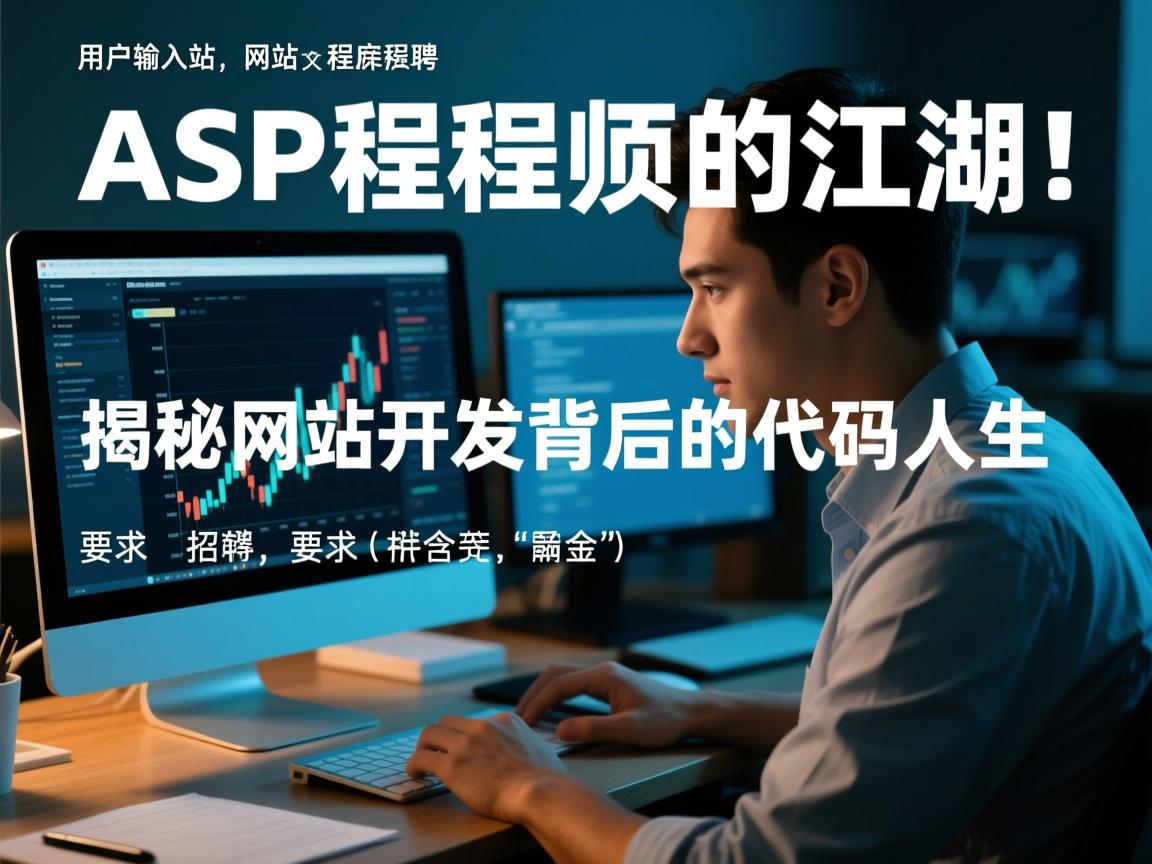 用户提供的输入是网站asp程序员,网站asp程序员招聘,所以文章标题需要包含这些关键词。我得先想一个吸引人的标题,比如ASP程序员的江湖,揭秘网站开发背后的代码人生,这样既有吸引力,又包含了关键词