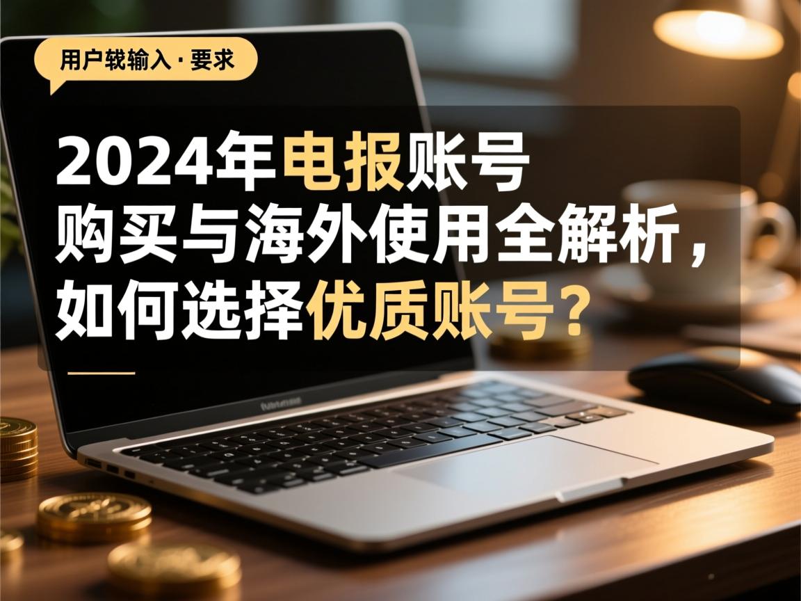 用户提供的输入是关于2024年电报账号的购买和使用，特别是海外使用和批发。我需要先想一个吸引人的标题，可能用2024年电报账号购买与海外使用全解析，如何选择优质账号？这样既包含关键词，又吸引人