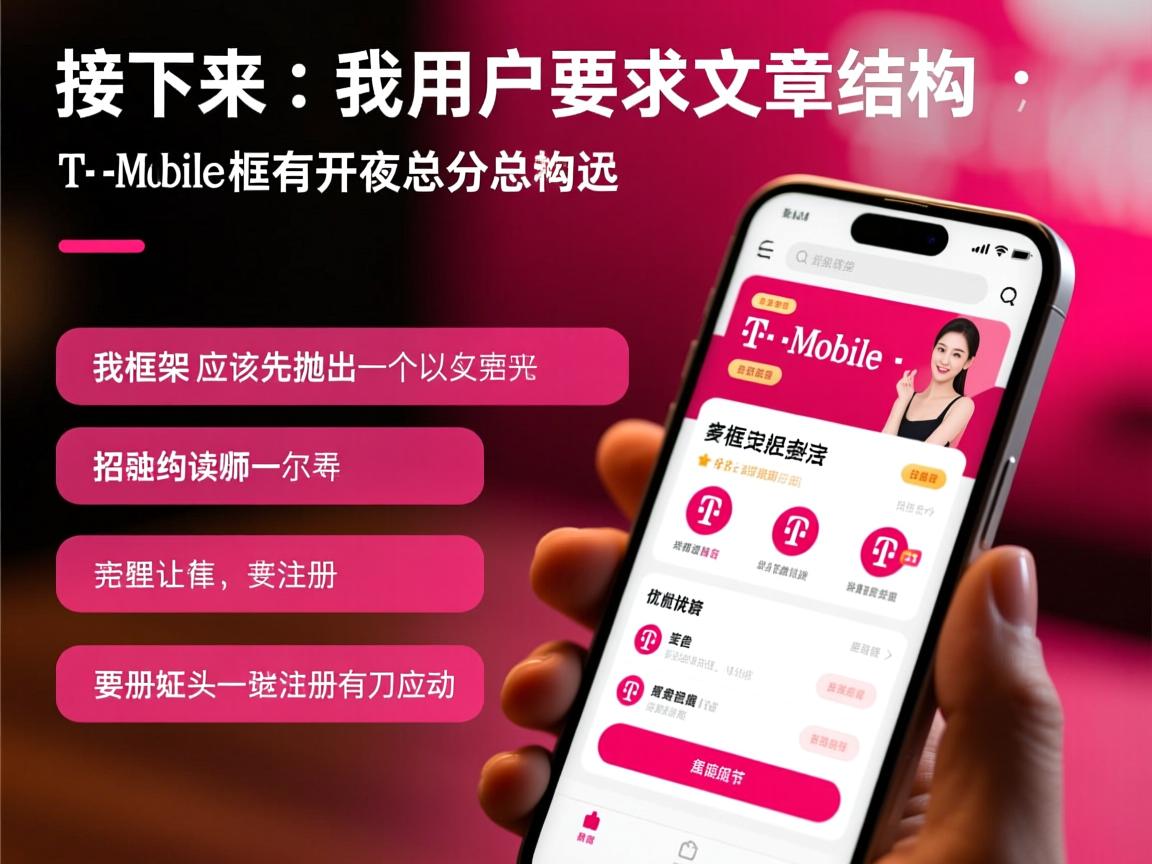 接下来，用户要求文章结构采用总分总框架，开头要有噱头，吸引读者。我应该先抛出一个引人入胜的点，比如T-Mobile的优惠活动，或者注册流程的变化，让读者有继续阅读的兴趣