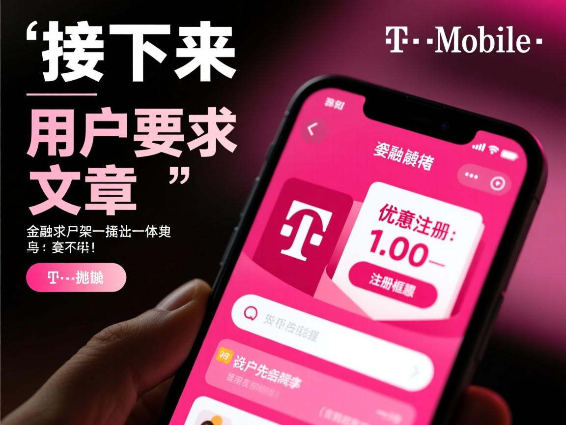 接下来，用户要求文章结构采用总分总框架，开头要有噱头，吸引读者。我应该先抛出一个引人入胜的点，比如T-Mobile的优惠活动，或者注册流程的变化，让读者有继续阅读的兴趣