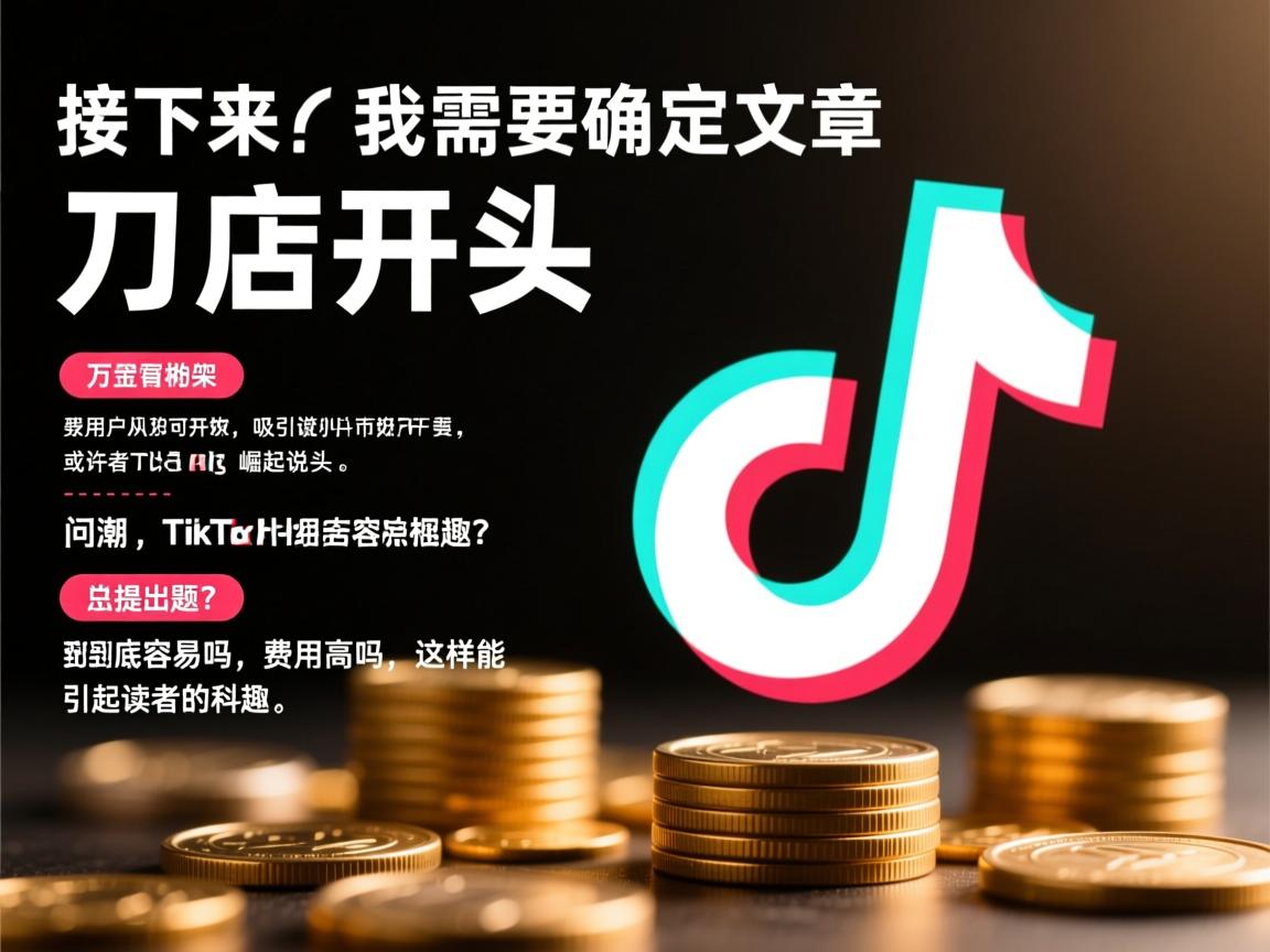 接下来,我需要确定文章的结构。用户要求总分总框架,开头要有噱头,吸引读者。或许可以从TikTok的崛起说起,引出开店的热潮,然后提出问题,比如开店到底容易吗,费用高吗,这样能引起读者的兴趣
