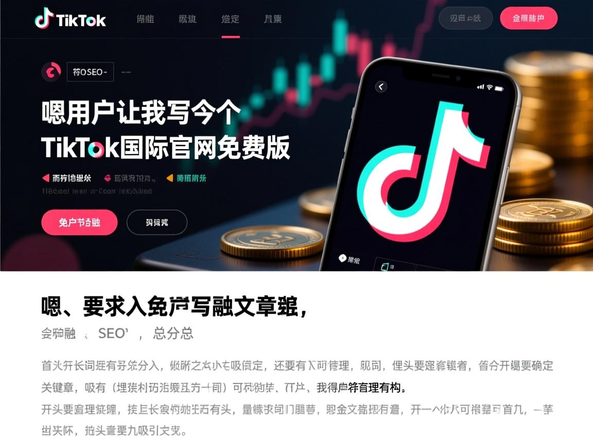 嗯，用户让我写一个关于TikTok国际官网免费版的文章，而且要符合SEO，埋入长尾关键词，还要有理有据，可读性强。首先，我得确定文章的结构，总分总，开头要有噱头，吸引读者