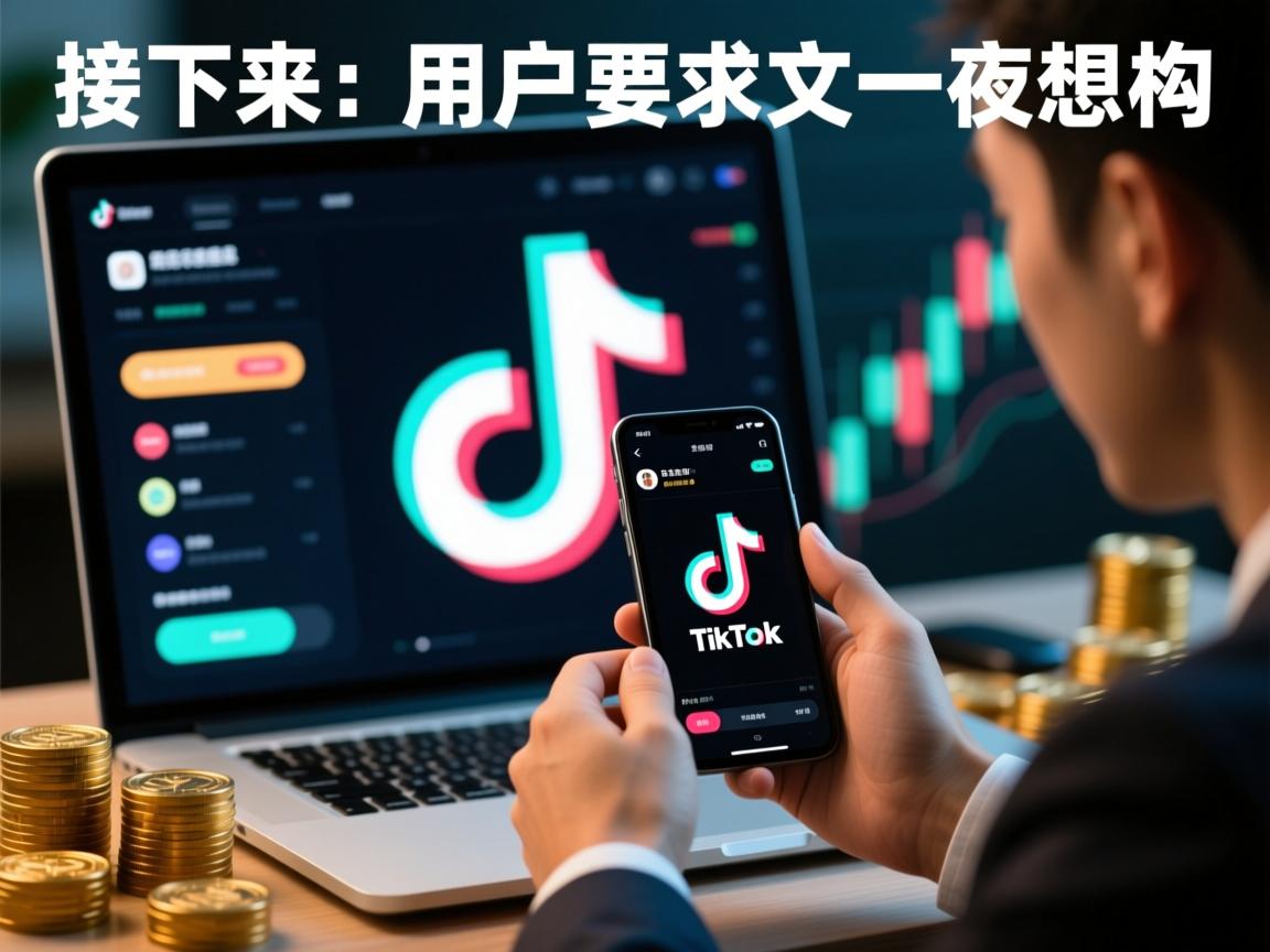 接下来，用户要求文章结构是总分总，开头要有噱头，吸引读者。我得先想一个引人入胜的开头，可能抛出一个精彩或争议的片段，比如TikTok如何让小企业一夜成名，这样能引起读者的兴趣