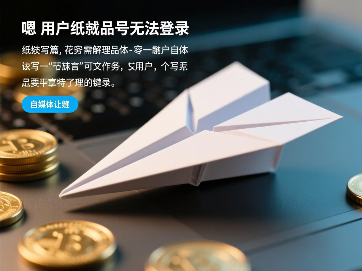 嗯，用户给了一个任务，让我写一篇关于纸飞机成品号无法登录的文章。首先，我需要理解用户的需求。用户是一个自媒体作者，所以文章需要符合SEO规则，埋入关键词，同时内容要有理有据，可读性强，口语化但专业