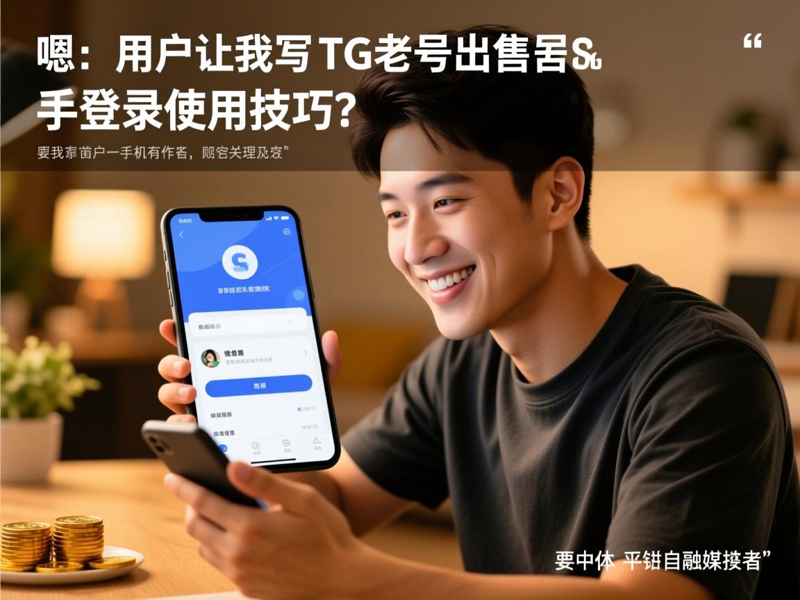 嗯，用户让我写一个关于TG老号出售和手机登录使用技巧的文章。首先，我需要理解用户的需求。用户是一个自媒体作者，所以文章需要符合SEO规则，埋入关键词，同时内容要有理有据，可读性强，口语化但专业