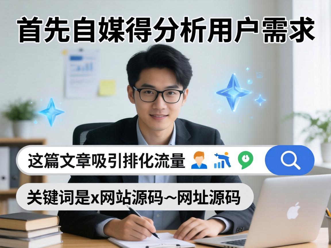 首先，我得分析用户的需求。他可能是一个自媒体作者，想要通过这篇文章吸引流量，同时优化搜索引擎排名。关键词是x网站源码和网址源码，所以文章内容要围绕这些展开，但不能直接堆砌关键词，要自然融入