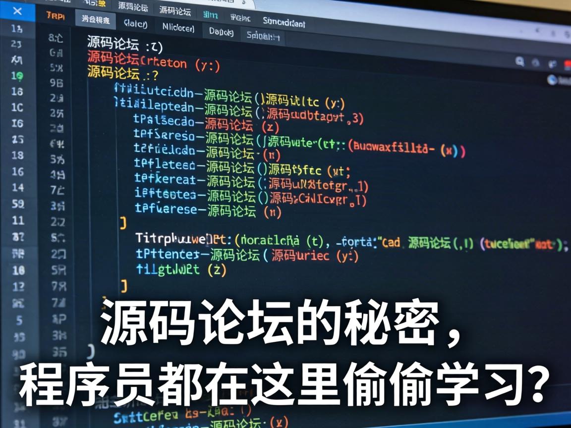 用户给的输入是源码论坛，源码论坛，看起来关键词重复了，可能想强调这个主题。我需要先生成一个吸引人的标题，比如源码论坛的秘密，程序员都在这里偷偷学习？这样的标题，既吸引眼球，又包含关键词