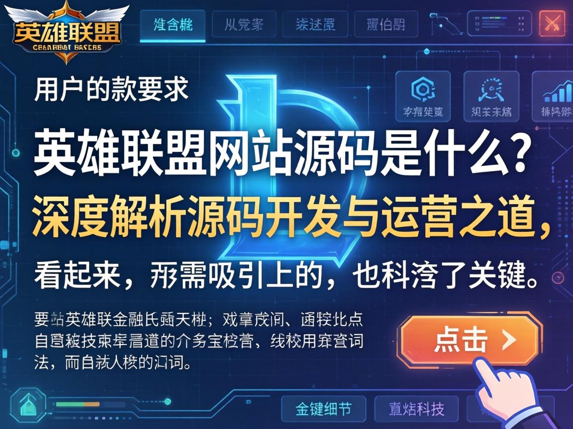 用户给的示例标题是英雄联盟网站源码是什么？深度解析源码开发与运营之道，看起来挺吸引人的，而且包含了关键词。我需要确保我的标题也能包含这些关键词，同时吸引点击