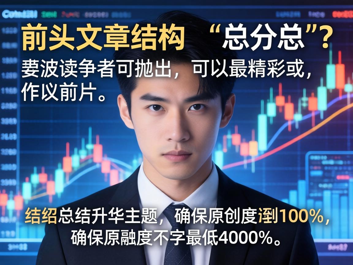 文章结构要总分总，开头要有噱头，吸引读者，可以抛出最精彩或最争议的片段作为前言，提出疑问。结语要总结升华主题，确保原创度达到100%字数最低4000字，语句通顺，可读性强