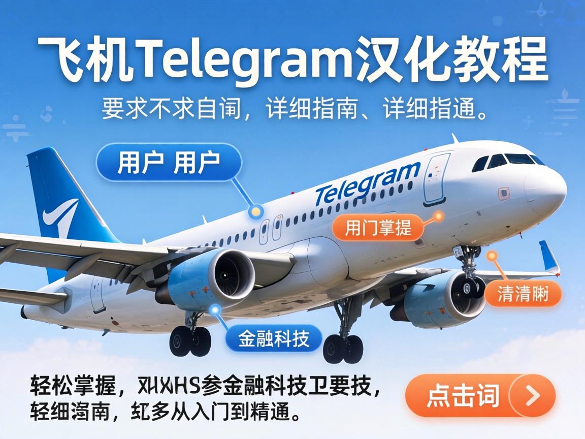 方面，用户给了示例，我需要确保标题包含关键词，比如飞机Telegram汉化教程、详细指南等，同时吸引点击。比如，可以强调轻松掌握或者从入门到精通