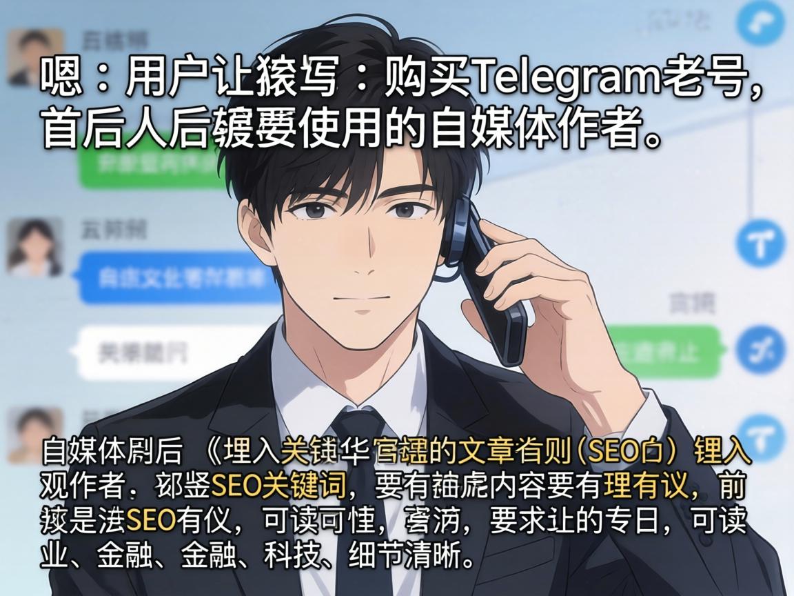 嗯，用户让我写一个关于购买Telegram老号后使用的文章。首先，我需要理解用户的需求。用户是一个自媒体作者，所以文章需要符合SEO规则，埋入关键词，同时内容要有理有据，可读性强，口语化但专业