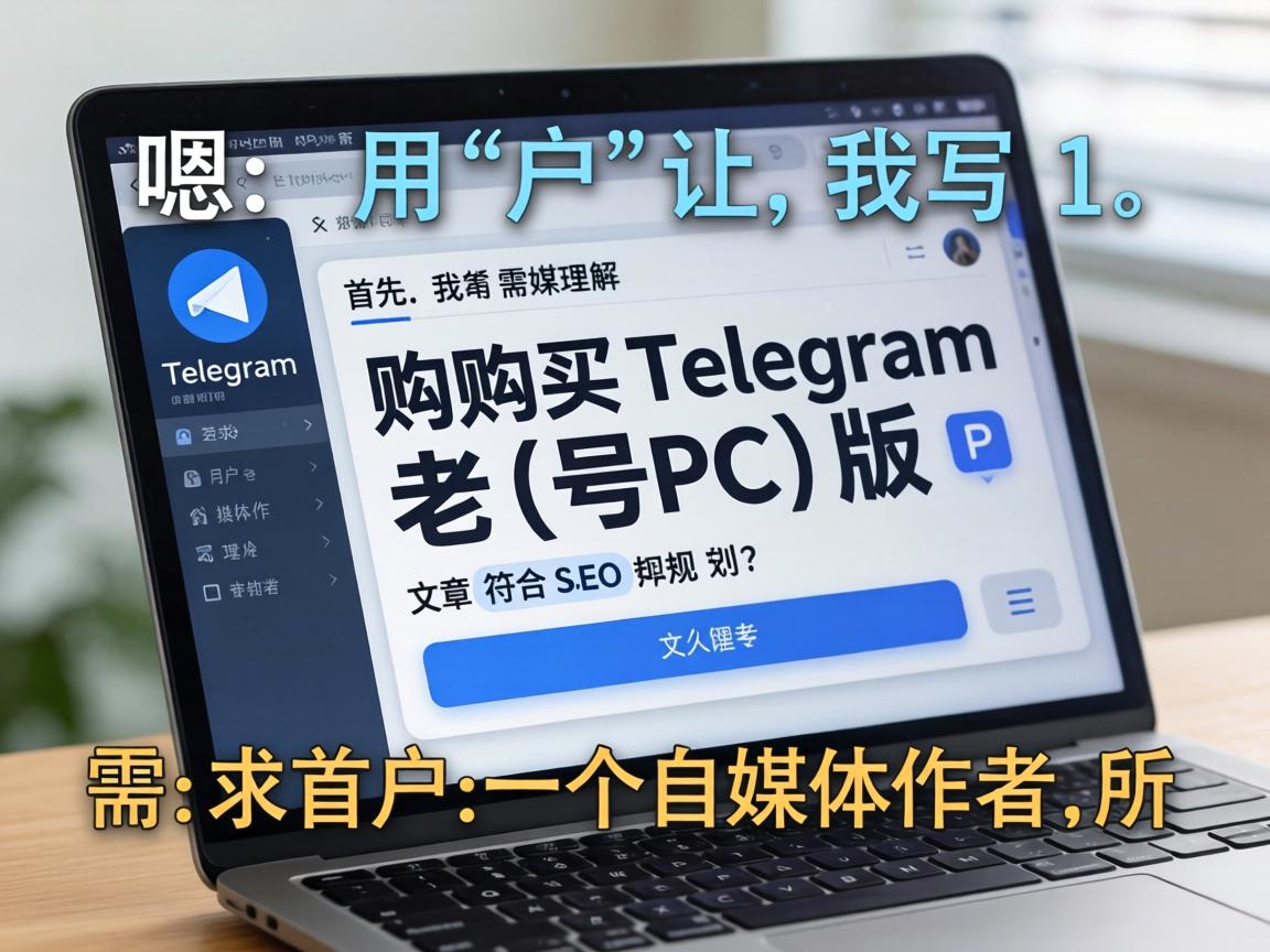 详细阅读:嗯,用户让我写一个关于购买Telegram老号PC版的文章。首先,我需要理解用户的需求。用户是一个自媒体作者,所以文章需要符合SEO规则,埋入关键词,同时内容要有理有据,可读性强,口语化但专业 嗯,用户让我写一个关于购买Telegram老号PC版的文章。首先,我需要理解用户的需求。用户是一个自媒体作者,所以文章需要符合SEO规则,埋入关键词,同时内容要有理有据,可读性强,口语化但专业
