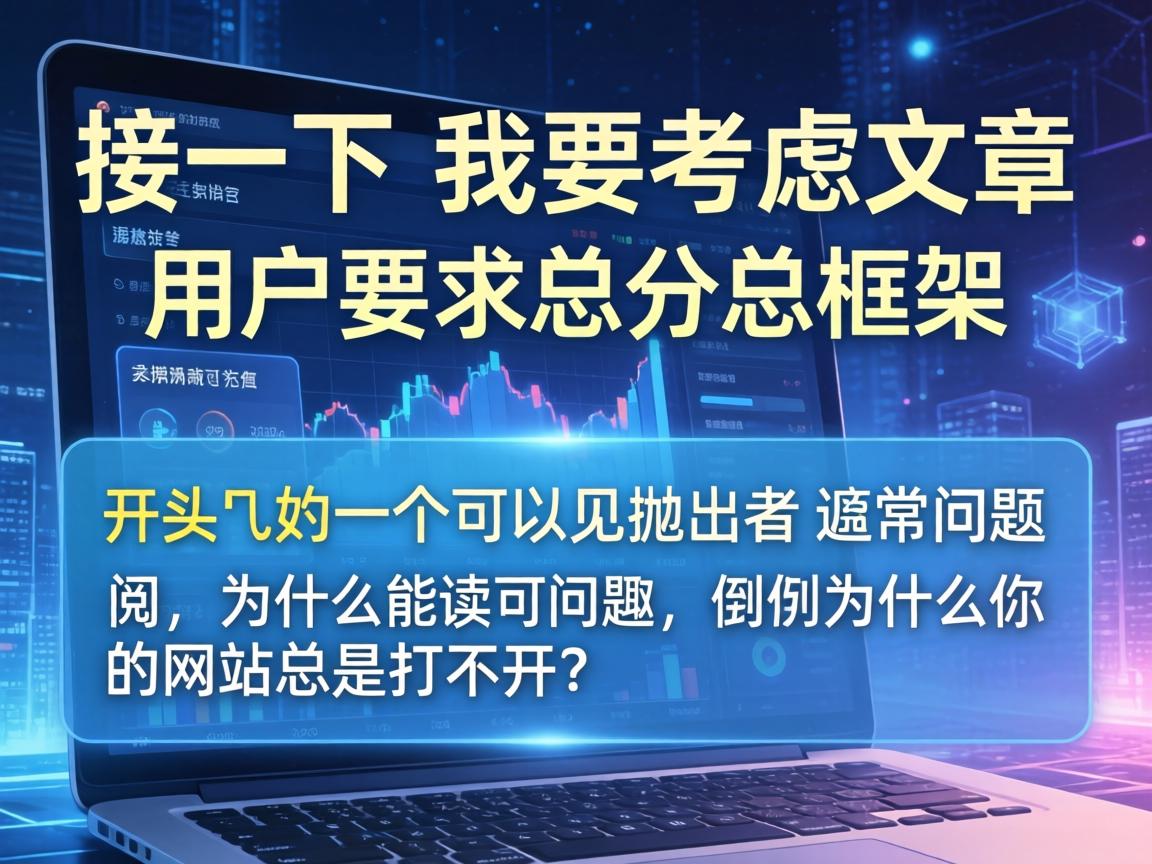 接下来，我要考虑文章的结构。用户要求总分总框架，开头要有噱头，吸引读者。我可以抛出一个常见问题，比如为什么你的网站总是打不开？这样能引起读者的兴趣，让他们想继续阅读下去