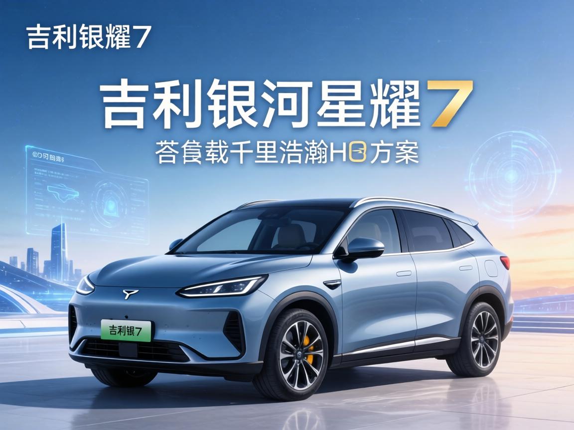 吉利银河星耀7官图发布，搭载千里浩瀚H3方案