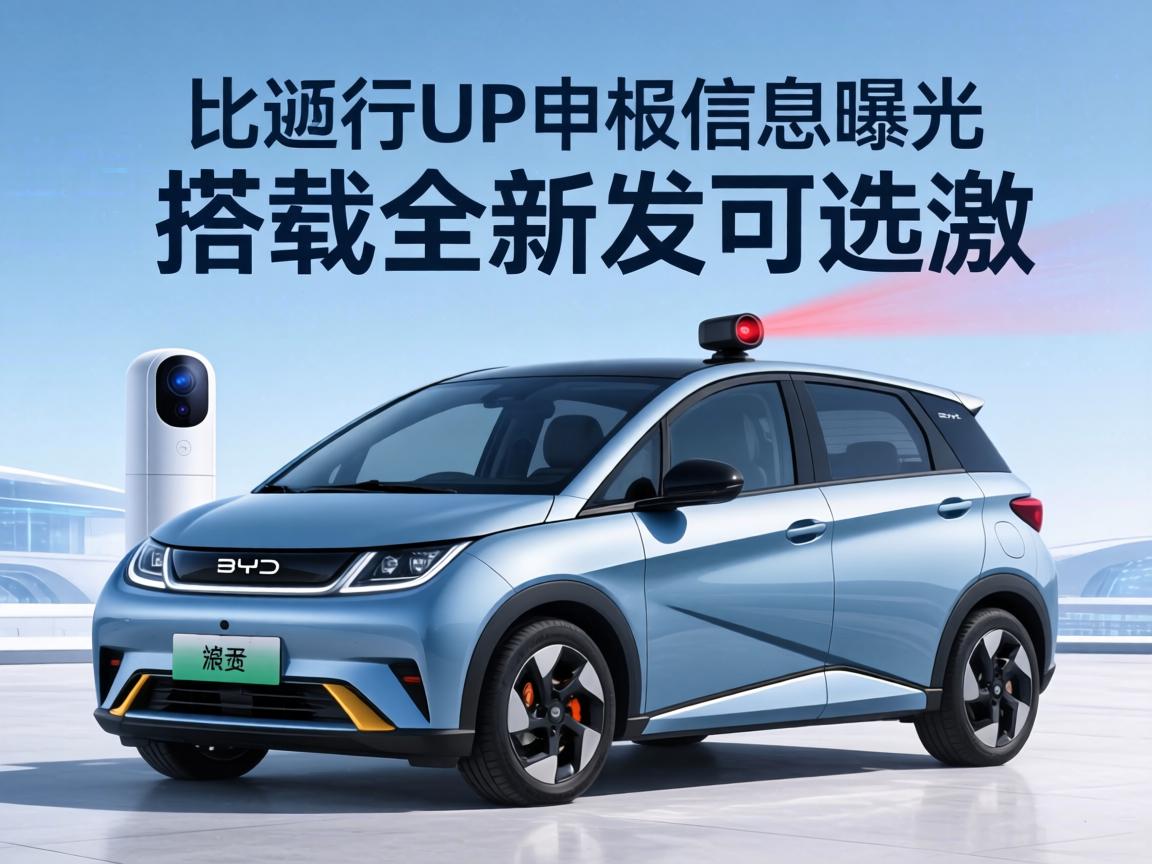 新款比亚迪元UP申报信息曝光！搭载全新电机，可选激光雷达