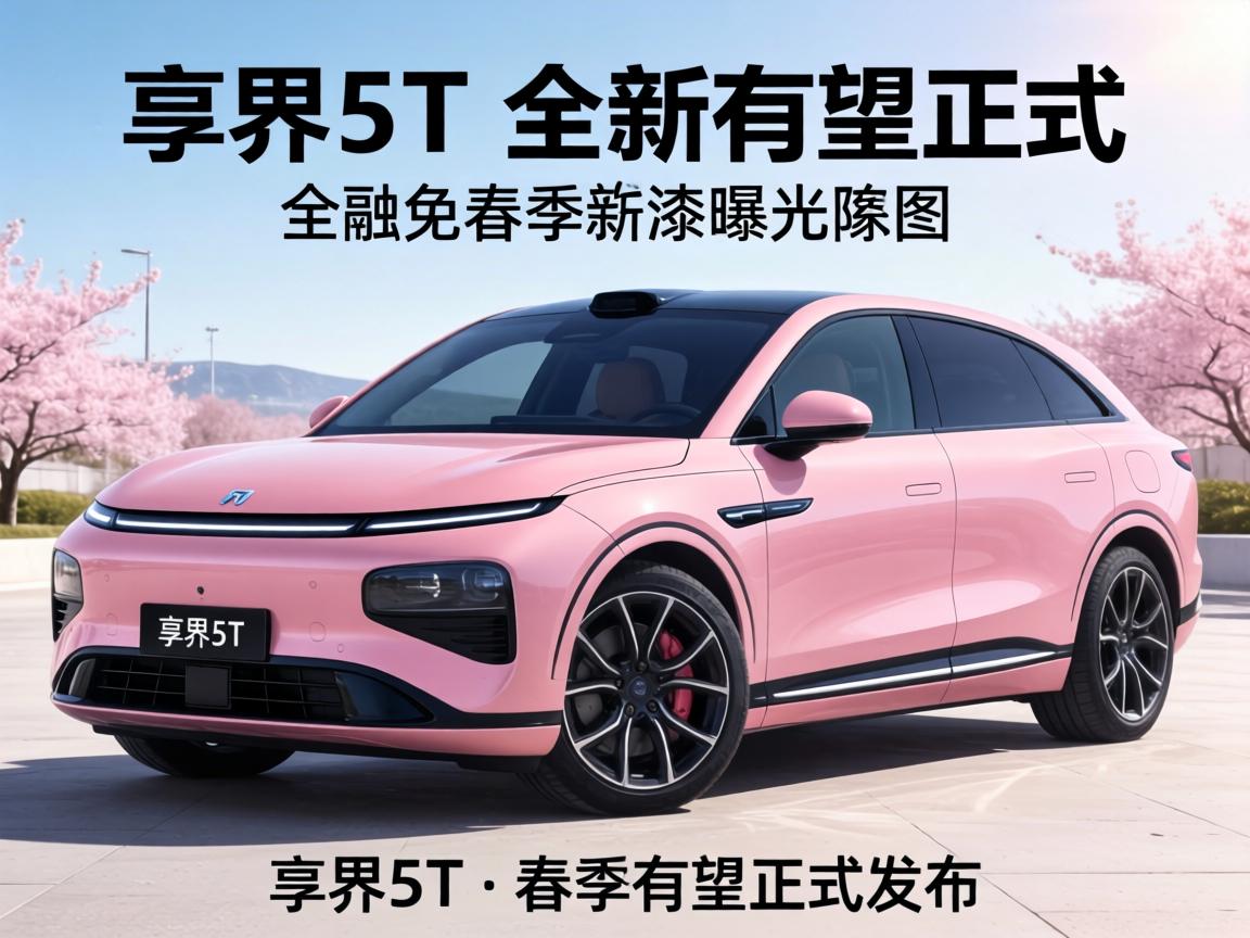 享界S9T全新粉色车漆实车图曝光，春季有望正式发布