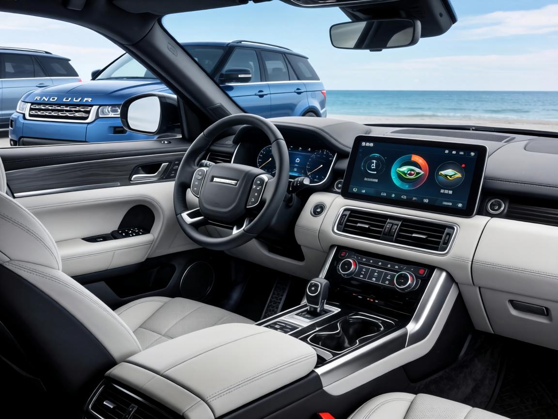 揽胜运动中期改款细节曝光，前脸更凶、内饰智能化升级