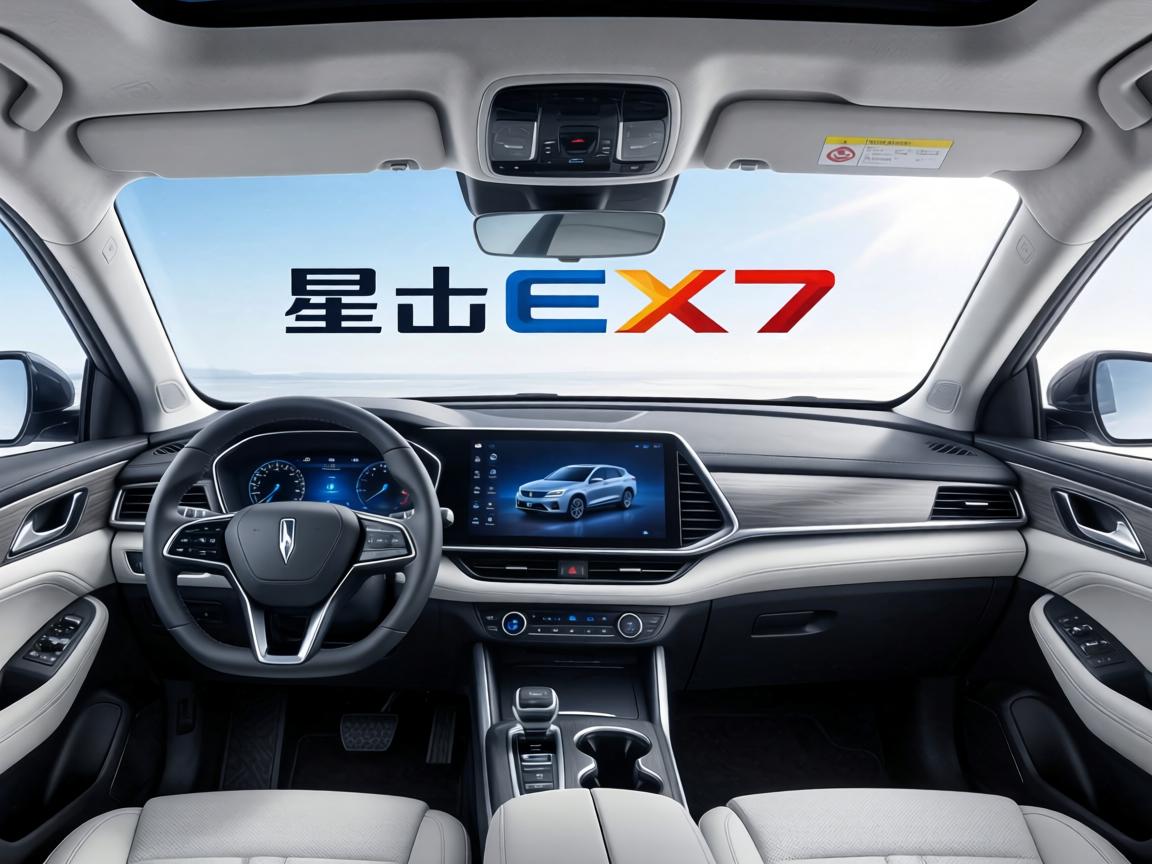 30英寸超大屏！星途EX7内饰官图发布