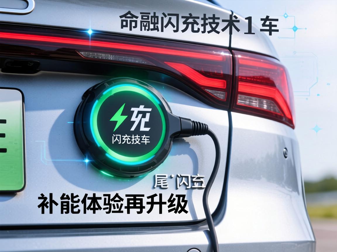 比亚迪闪充技术上车：尾门闪充标志亮相，补能体验再升级