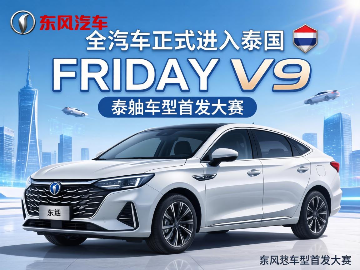 东风汽车正式进入泰国，FRIDAY与V9右舵车型首发亮相