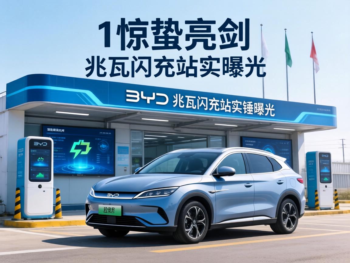 比亚迪惊蛰亮剑：兆瓦闪充站实锤曝光