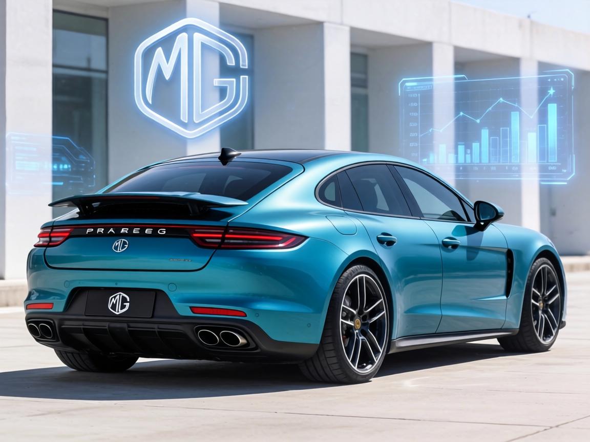 MG溜背轿跑谍照曝光，外形酷似帕拉梅拉，运动感很足