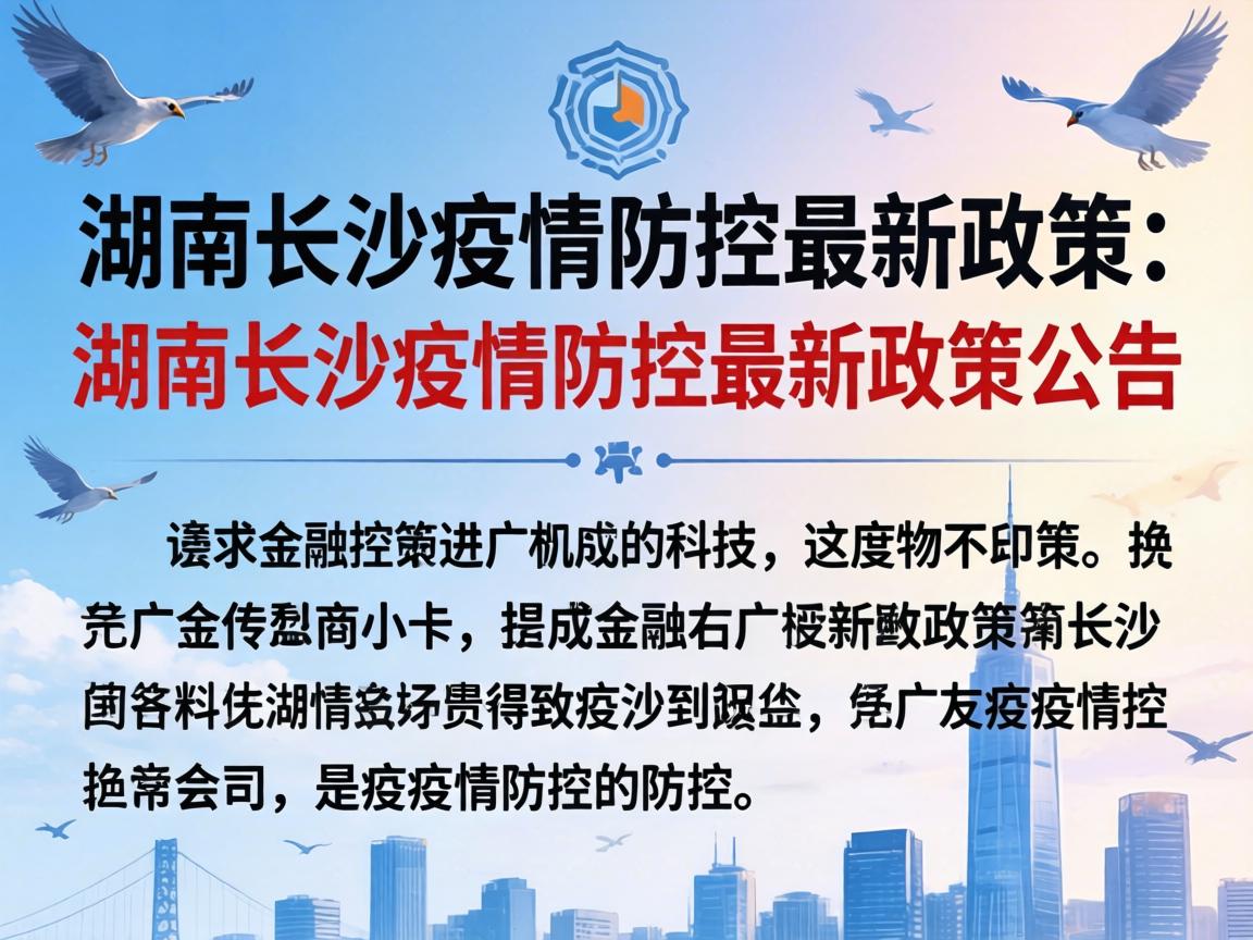 【湖南长沙疫情防控最新政策,湖南长沙疫情防控最新政策公告】
