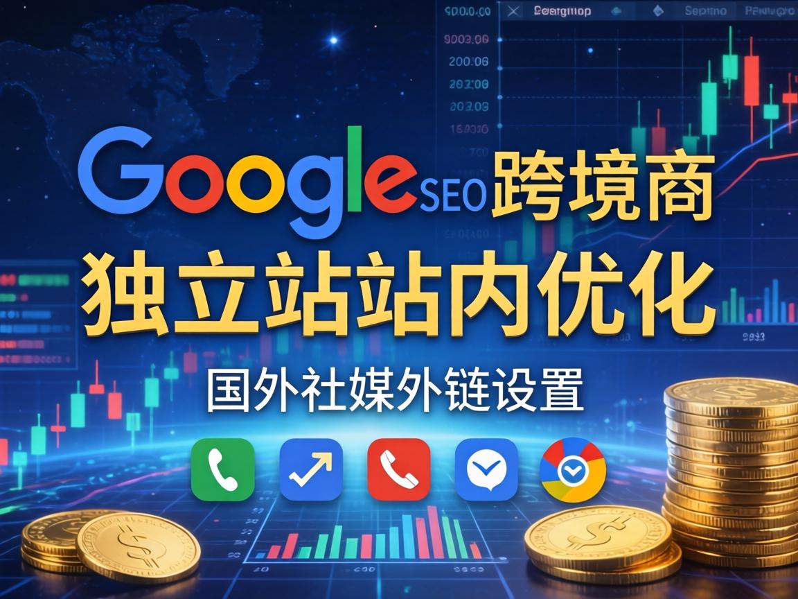 谷歌SEO跨境电商独立站站内优化，国外社媒外链设置