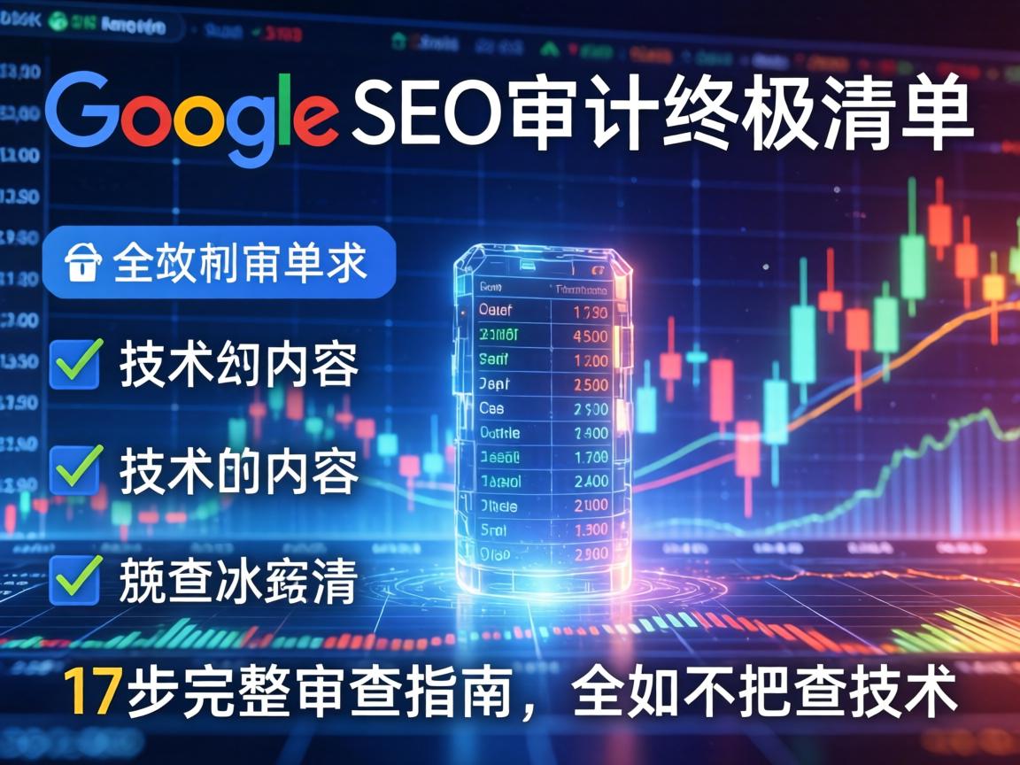 谷歌SEO审计终极清单：从技术到内容的17步完整自查指南