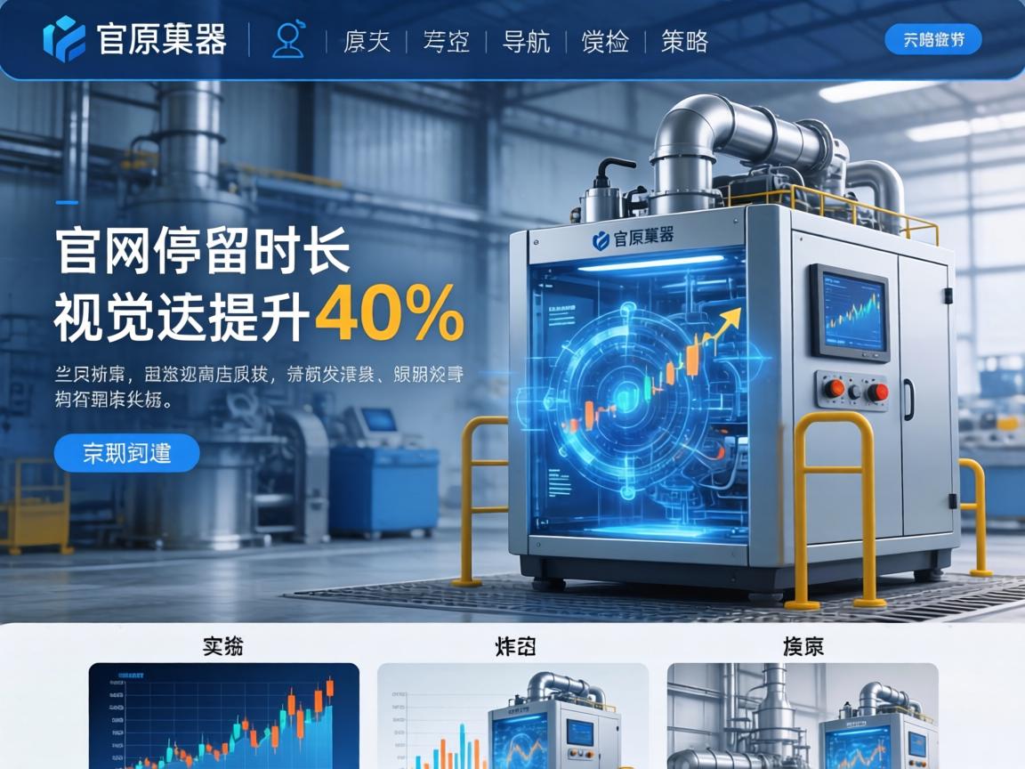 工业设备官网停留时长提升40%的视觉与导航设计策略