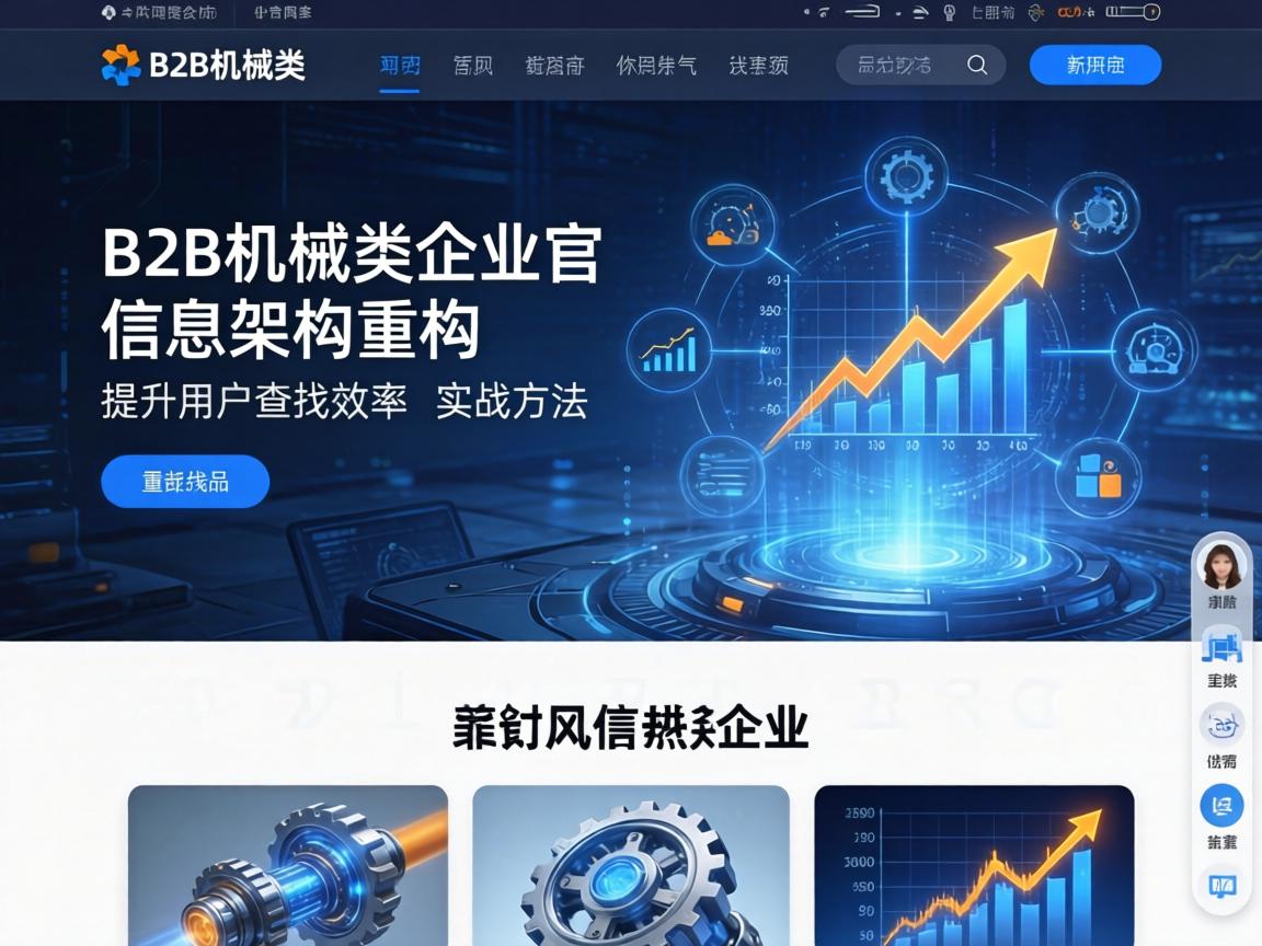 B2B机械类企业官网信息架构重构 提升用户查找效率的实战方法