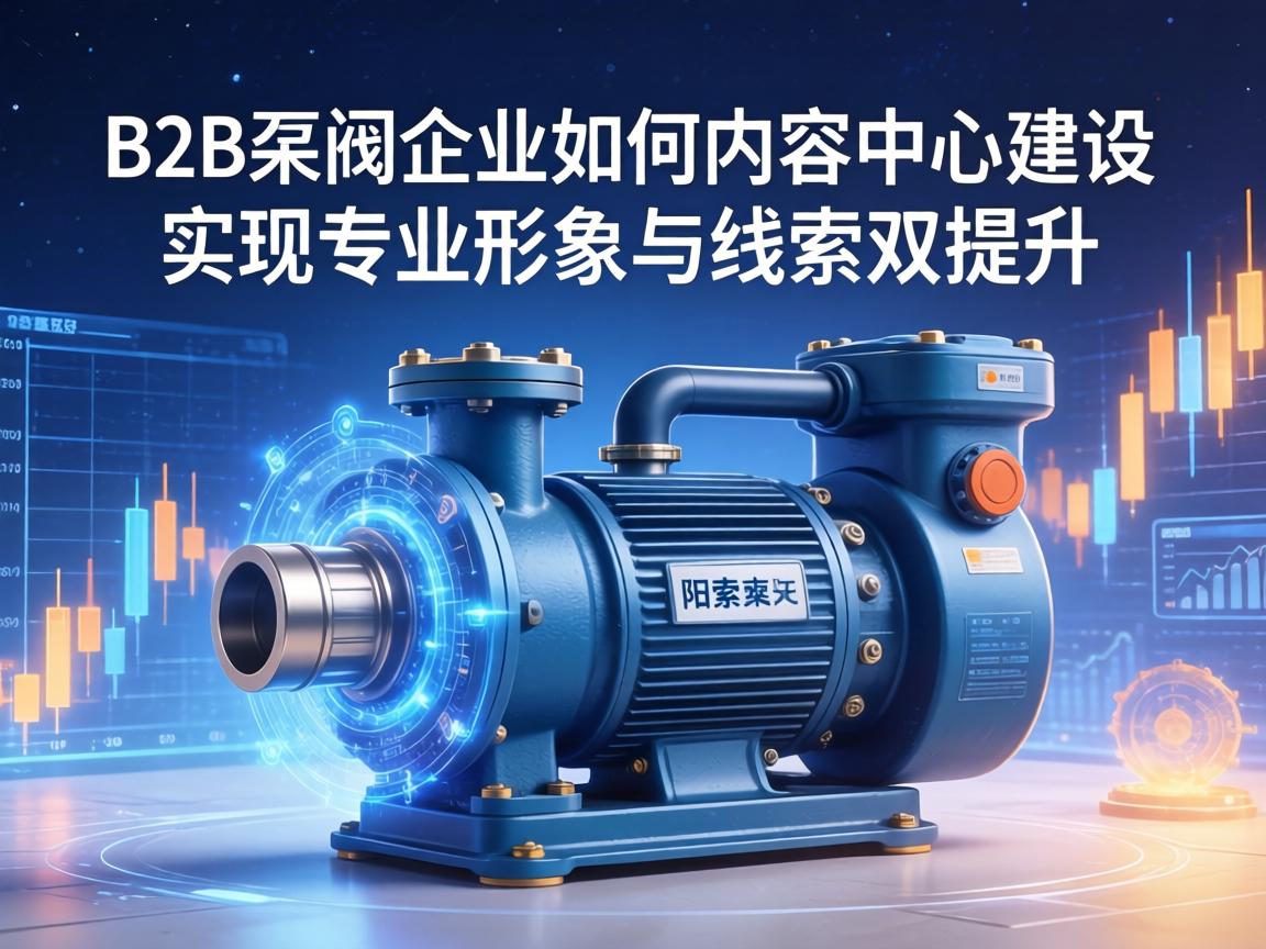 B2B泵阀企业如何通过内容中心建设实现专业形象与线索双提升