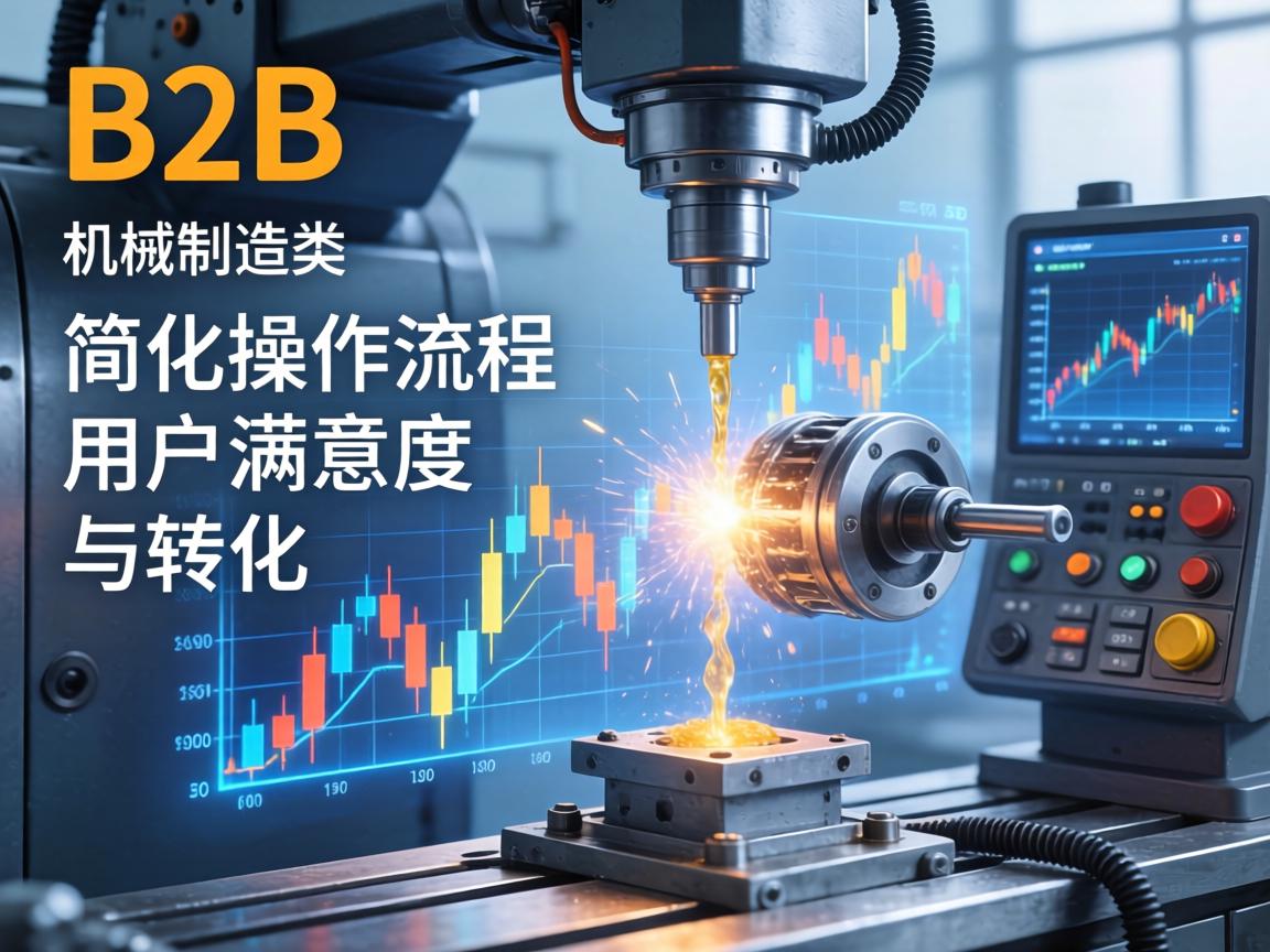 B2B机械制造类企业如何通过简化操作流程提升用户满意度与转化