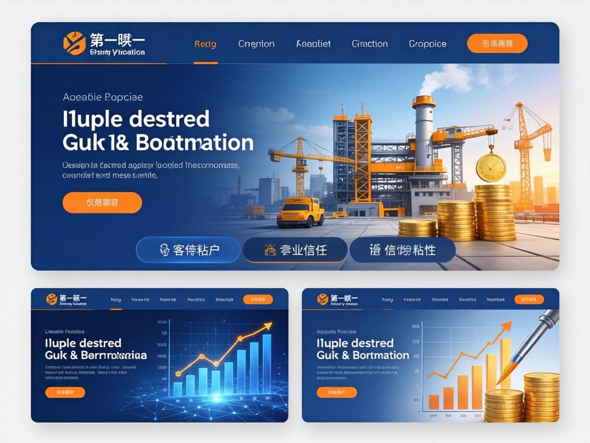 统一品牌视觉风格 多页面一致设计增强工业客户信任与粘性