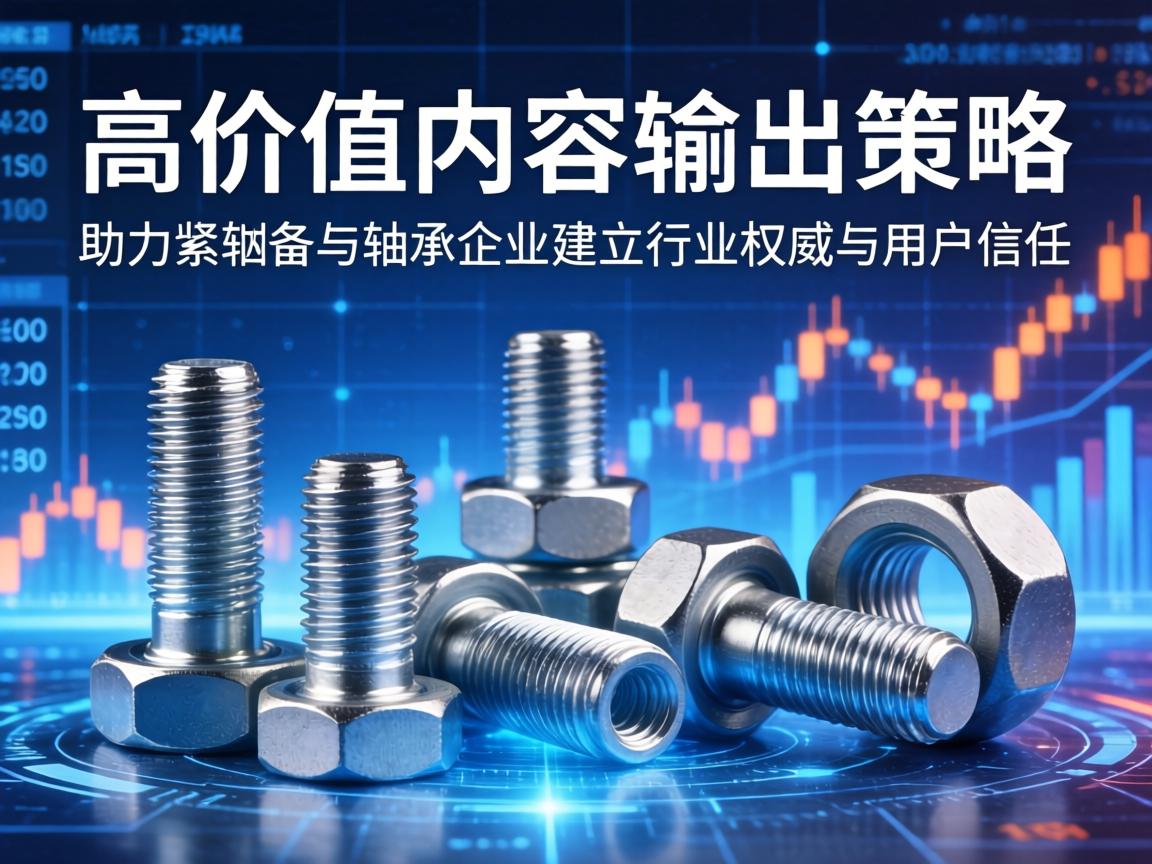 高价值内容输出策略 助力紧固件与轴承企业建立行业权威与用户信任