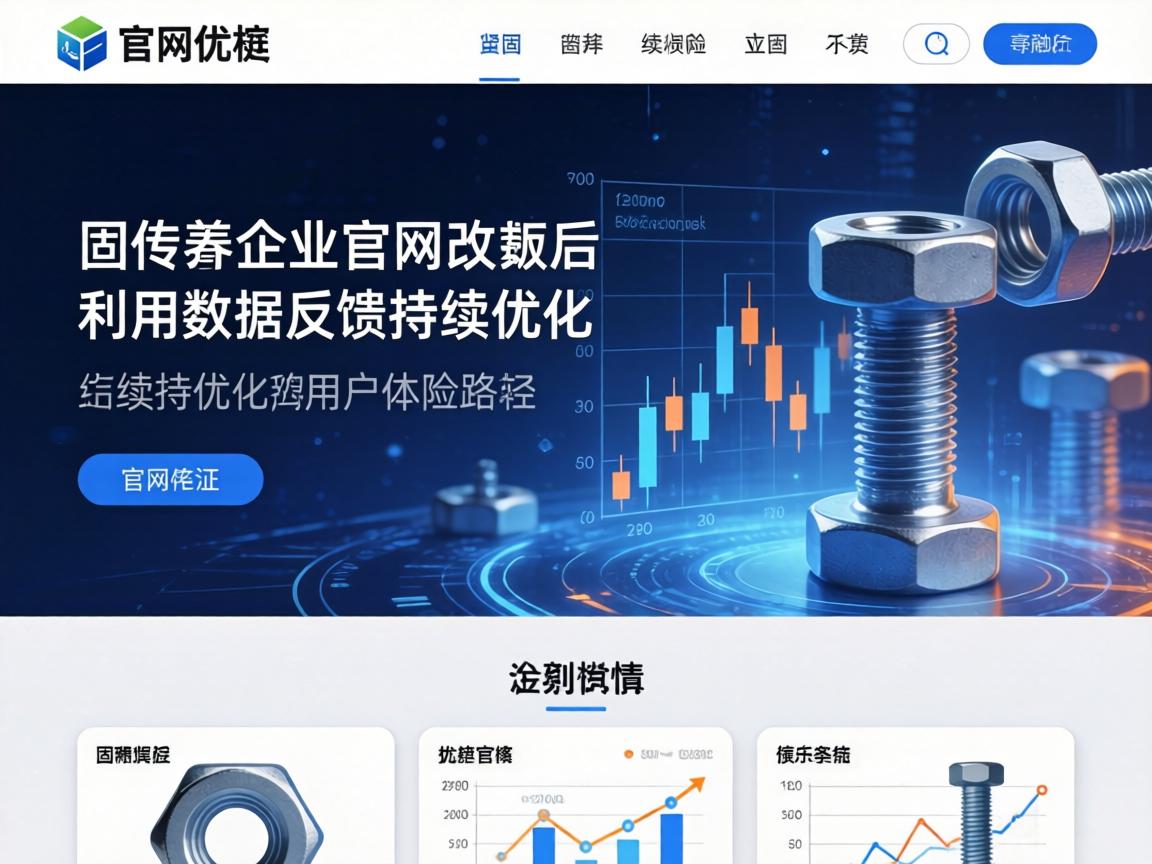 紧固件企业官网改版后利用数据反馈持续优化用户体验的路径