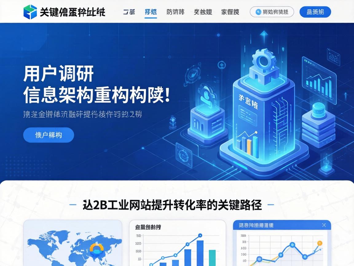 从用户调研到信息架构重构 B2B工业网站提升转化率的关键路径