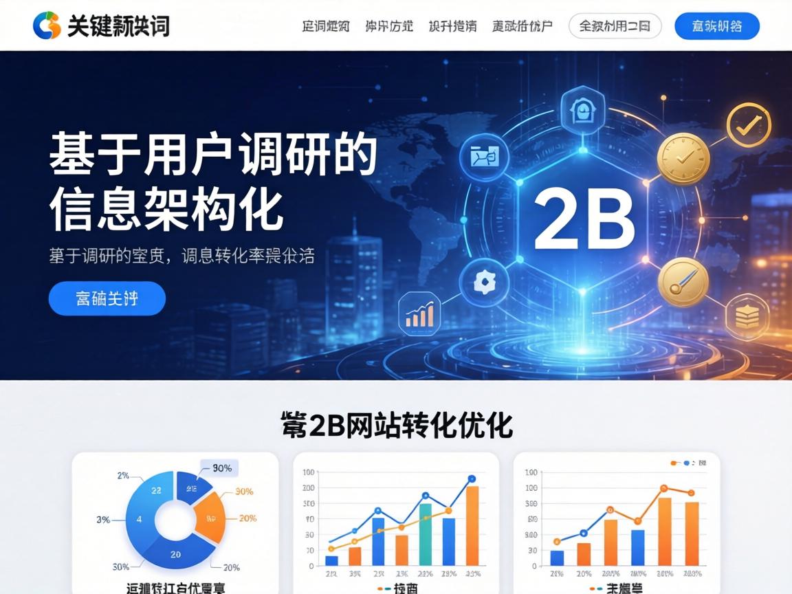 基于用户调研的信息架构优化如何助力B2B网站转化率提升25%