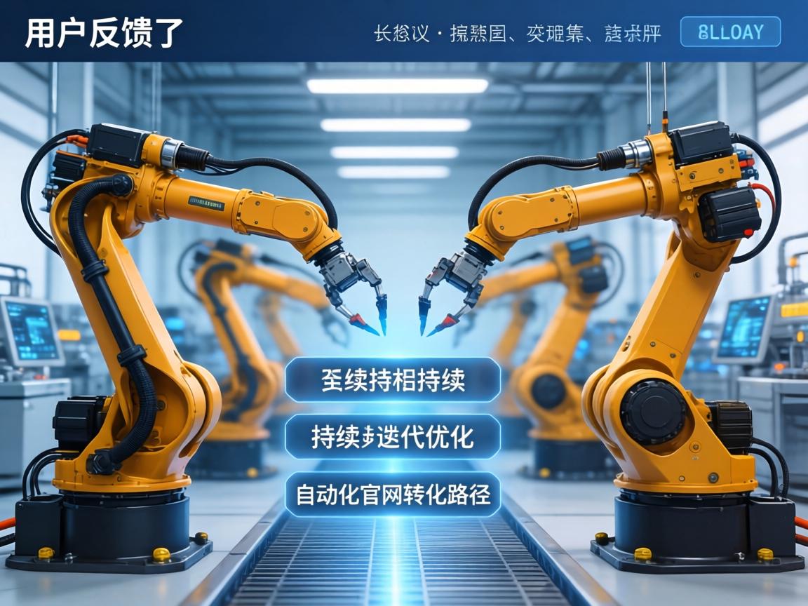 如何通过用户反馈与持续迭代优化工业机器人及自动化官网转化路径