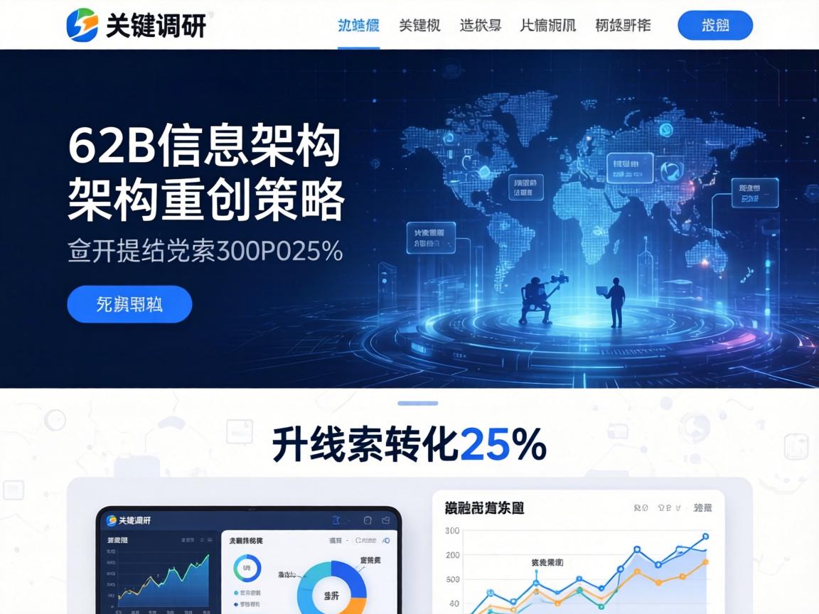 基于用户调研的B2B网站信息架构重构策略提升线索转化率25%