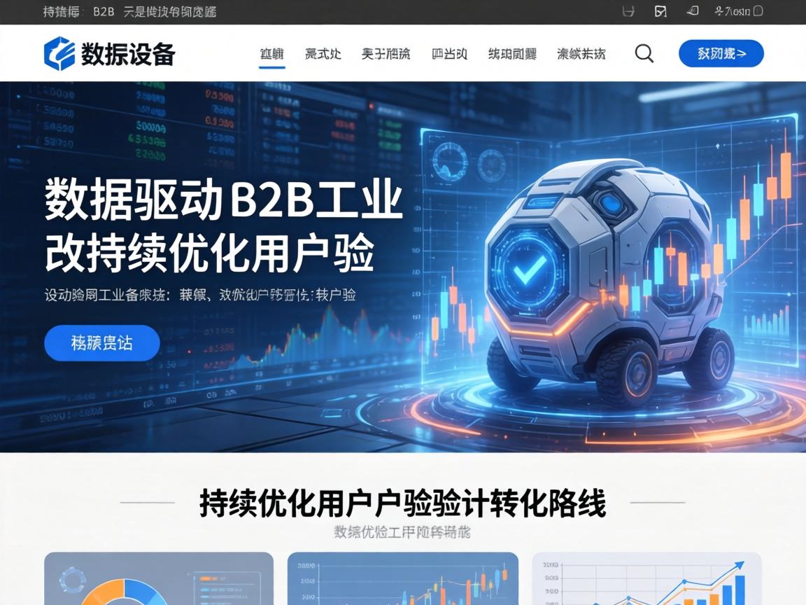 数据驱动的B2B工业设备网站改版持续优化用户体验与转化路径