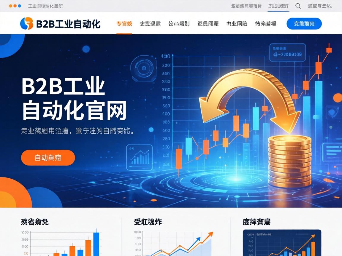B2B工业自动化官网如何通过色彩与排版塑造专业可信的品牌形象