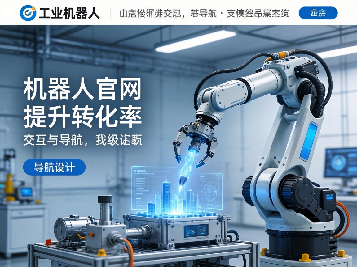 工业自动化与机器人官网改版后提升转化率的交互与导航设计要点