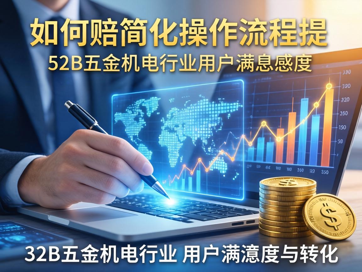 如何通过简化操作流程提升B2B五金机电行业用户满意度与转化