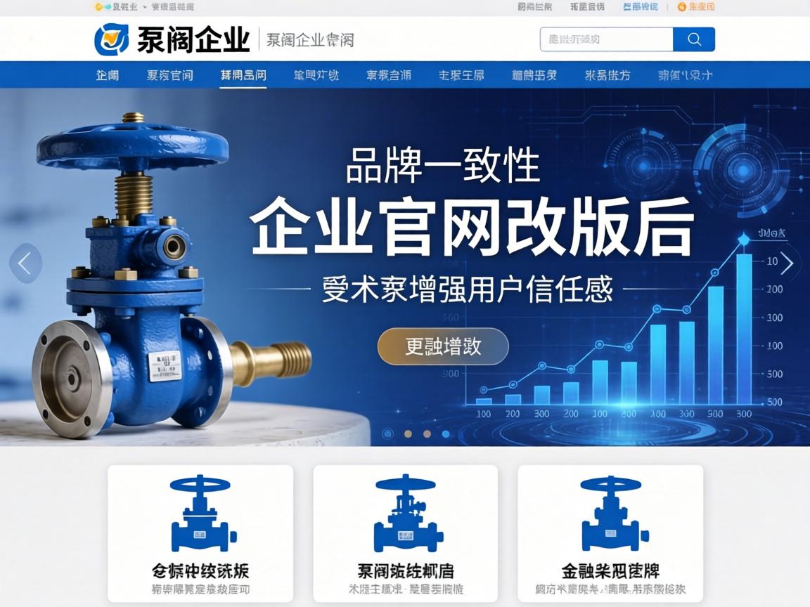 泵阀企业官网改版后如何通过品牌一致性增强用户信任感