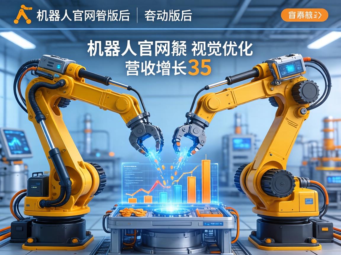 工业自动化与机器人官网改版后如何通过视觉优化推动营收增长35%