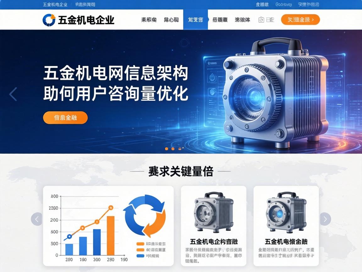 五金机电企业官网信息架构优化如何助力用户咨询量翻倍